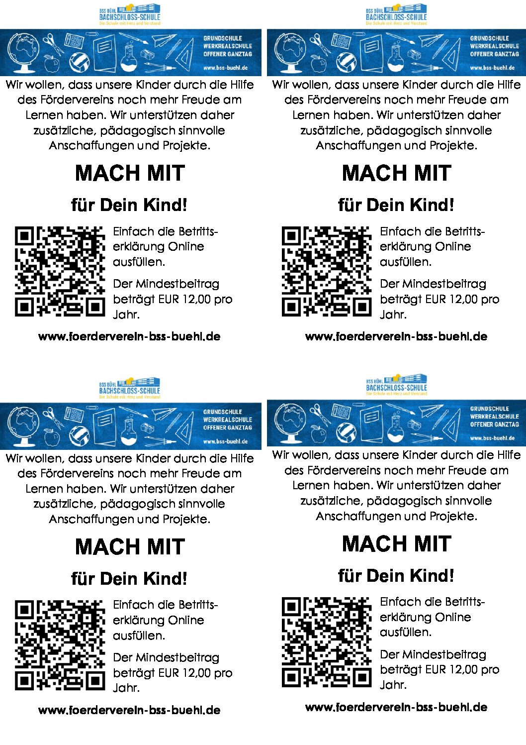 Werbeflyer 2022 4x A5